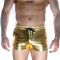 Erkek Gold Lame Short