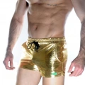 Erkek Gold Lame Short