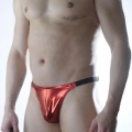 Erkek Kırmızı Lame Brazillian Slip