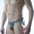 Erkek Renkli Desenli Fantezi Jockstrap