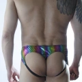 Erkek Renkli Fantezi Jockstrap İç Giyim