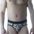 Erkek Zar Desenli Fantezi Jockstrap