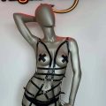 Fantazi Erotik İç Giyim Deri Body Harness
