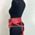 Kelepçeli Şık Deri Harness Takım, Kadın Fantezi Giyim - Brf869