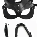 Kırbaç Maske Deri İkili Takım