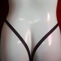 Lastik Tanga Harness - Seksi Harness Külot - Erotik Lastik Harness İç Çamaşırı - Brf572