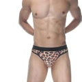 Leopar Desenli Erkek  Tangası