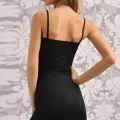 Mikropolyamid Kumaşlı Askıları Çıkabilen Straplez Kısa Elbise Altı Kombinezon