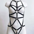 Seksi Deri Vücut Harness - Brf316
