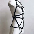 Seksi Deri Vücut Harness - Brf316