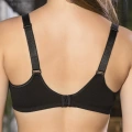 Siyah Anne İçin Konforlu Emzirme Sütyeni,pamuklutelsiz,süngersiz, Mom Bra