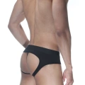 Siyah Jockstrap Erkek  İç Giyim