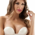 Straplez Silikonlu Sihirli Sütyen Kadın 7036