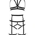 String - Sütyen Jartiyer Harness Takım - Brf142