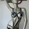 Vücudu Saran Deri Fantazi Harness - Brf240