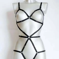 Vücudu Seksi Gösteren Lastik Harness - Brf371