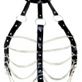 Zincirli Fantazi Göğüs Harness - Brf304