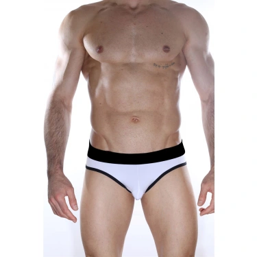 Beyaz Jockstrap