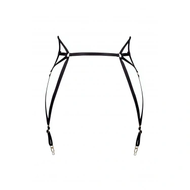 Çok Seksi Lastik Jartiyer Harness - Brf153