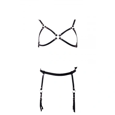 Deri Jartiyer Takım Harness - Brf228