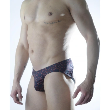 Erkek Daire Desenli Fantezi Jockstrap