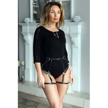 Fantazi Deri Jartiyer Harness - Brf854