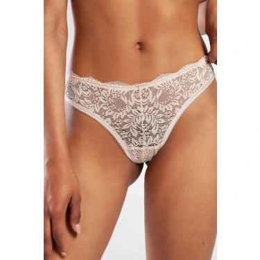 Golshan Gcolors Brazillian Külot, Kadın Dantelli Ten Brezilyan Külot