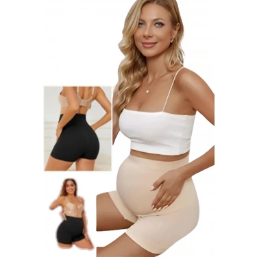 Hamile Şort Dikişsiz Korse Kadın 4450