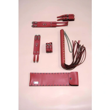 Kırbaç Kelepçe Takım 3lü Set, El - Ayak Kelepçesi, Kırbaç - Brf1305