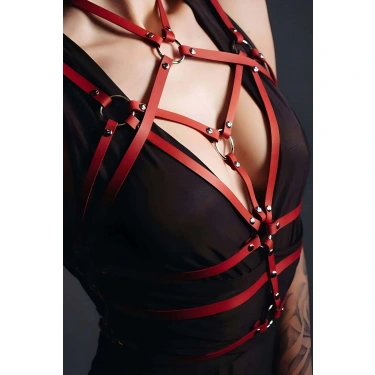 Seksi Giyim Fantazi Deri Harness - Brf430