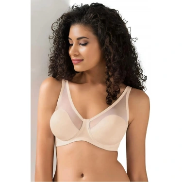 Tül Kaplı Soft Cup Sütyen Kadın 9200