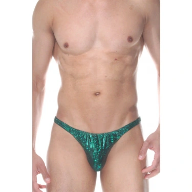 Yeşil Simli Erkek  Tangası