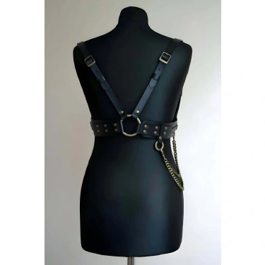 Zincir Detaylı Şık Tarz Kemer, Omuz Ve Sırt Kemer - Brf908