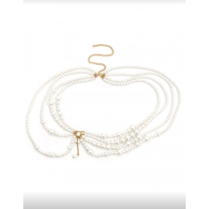 Bel Aksesuarı, Zarif , Şık , İncili Kostüm