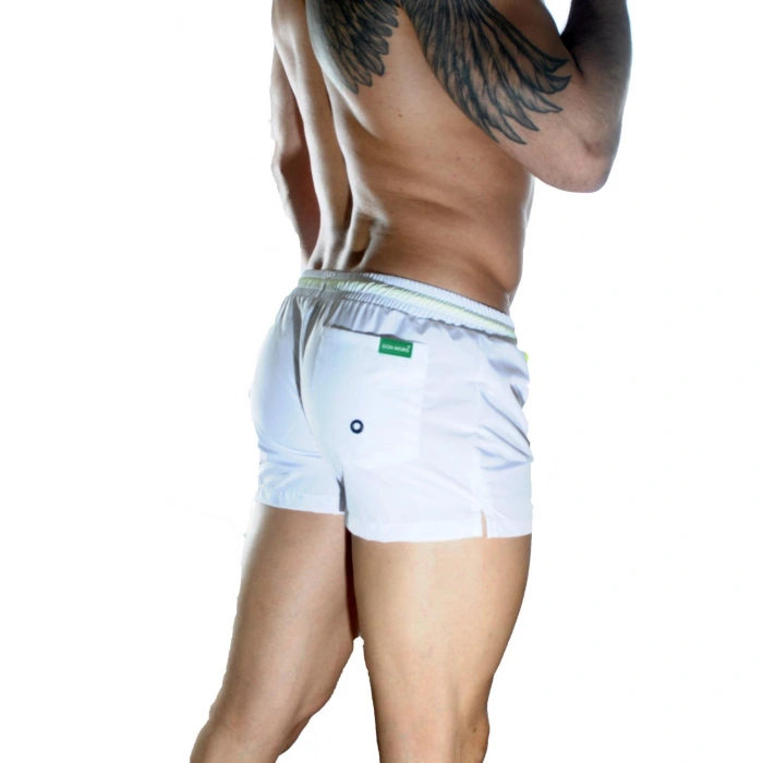 Erkek Beyaz Mini Mayo Short