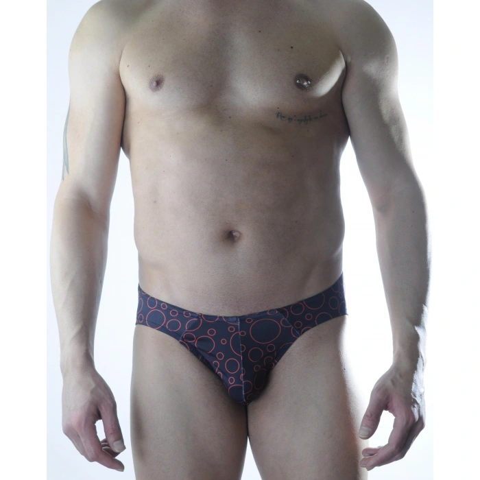 Erkek Daire Desenli Fantezi Jockstrap