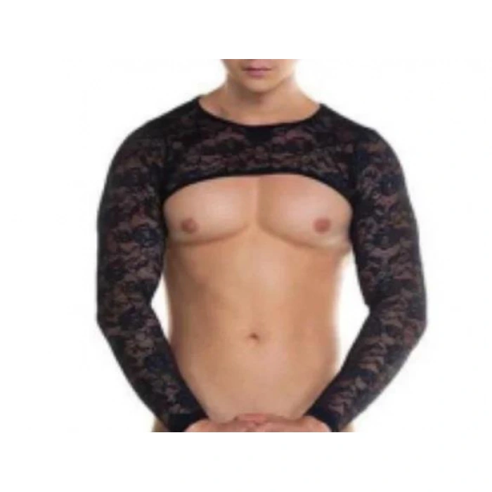 Erkek  Fantezi Dantel Crop