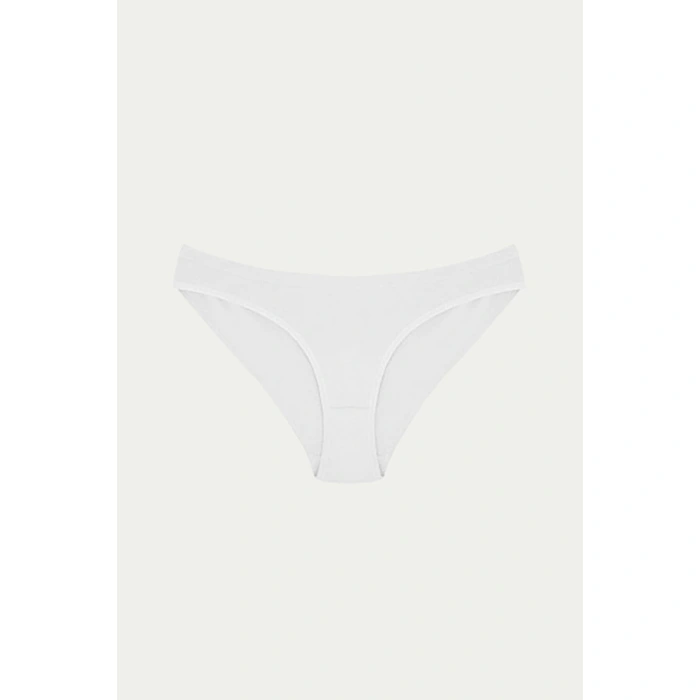 Pamuklu Siyah Beyaz Ten Rengi 3lü Külot