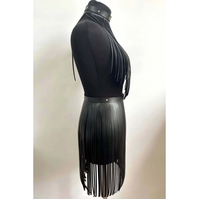 Püsküllü Uzun Etek Ve Büstiyer Takım - Brf997