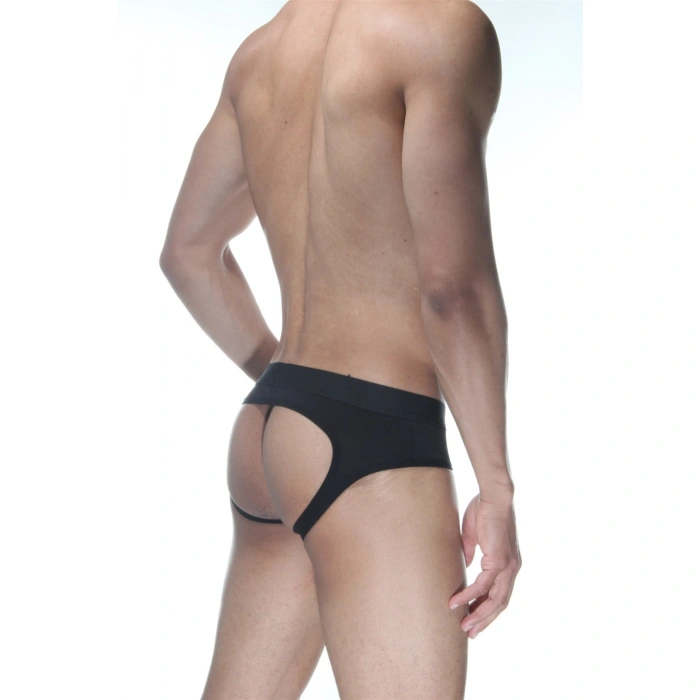 Siyah Jockstrap Erkek  İç Giyim