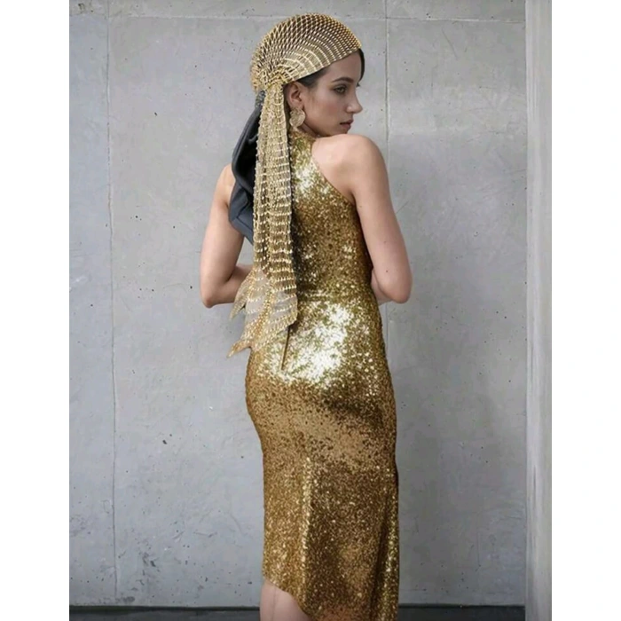 Taşlı Kafa Aksesuarı Kristal Bandana