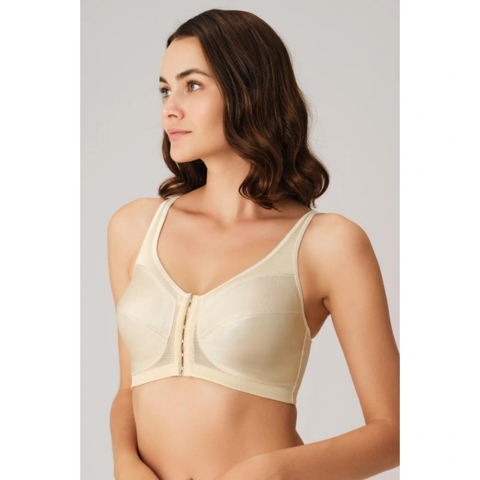 Toparlayıcı Minimizer Balensiz Desteksiz Dolgusuz Önden Açılan Sırt Destekli Medikal Sütyen