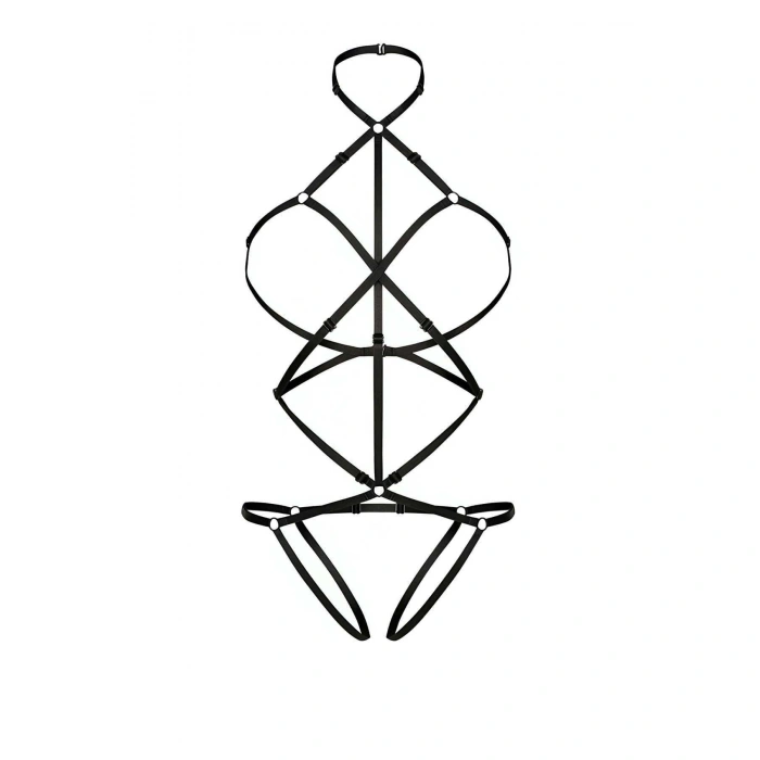 Vücudu Saran Seksi Harness - Brf37