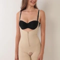 Ten İp Askılı Ağ Kısmı Açık Fermuarlı Tam Boy Kadın Korse