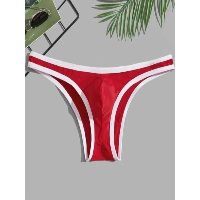 Erkek  Biyeli Kırmızı Brazillian Slip