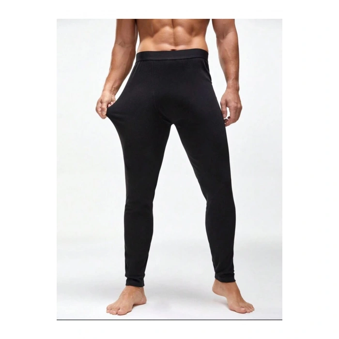 Siyah Erkek Termal İçlik Tayt