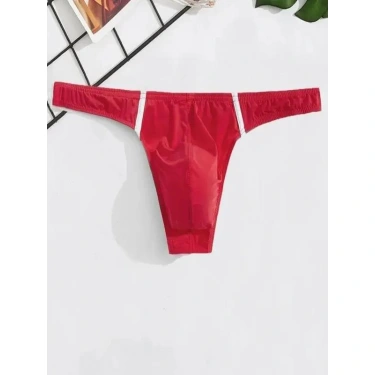 Erkek  Kırmızı Tanga İç Çamaşırı