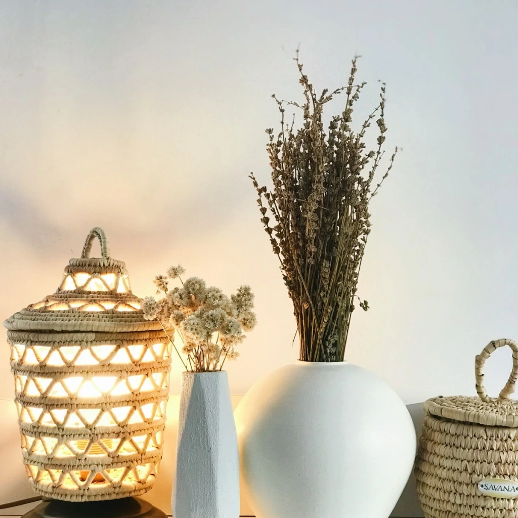 Teasel Hasır Masa Lambası