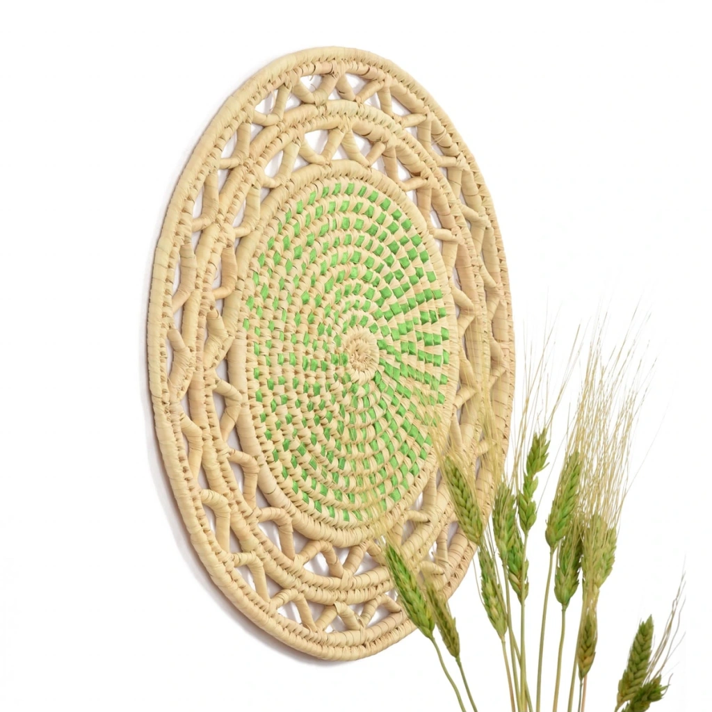 Vinca Hasır Duvar Tabağı_ _ 40 Cm