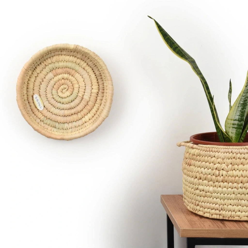 Olea Hasır Duvar Tabağı Küçük Boy_ 20 Cm